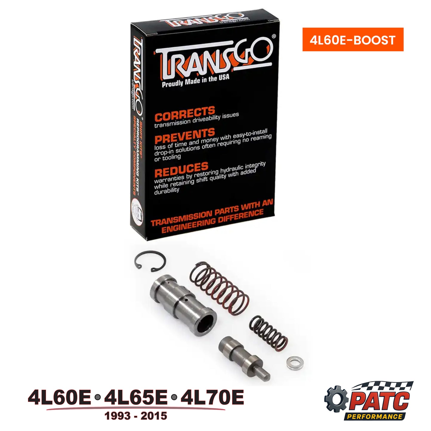 4L60E, 4L65E, 4L70E Pressure Boost Valve Kit .500" | TransGo 4L60E-BOOST