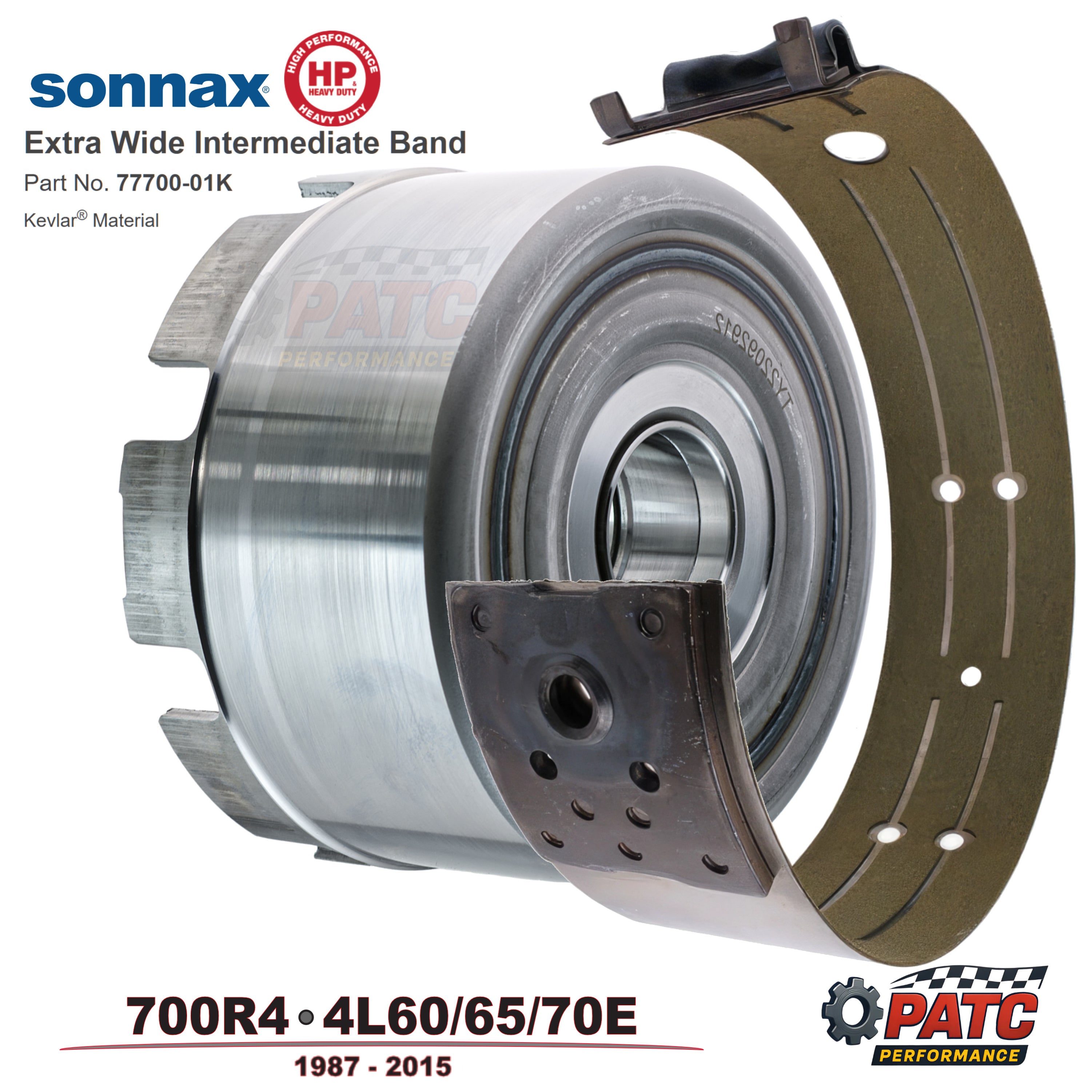4L60/65/70E Performance WIDE Kevlar® Band Drum Combo | Sonnax