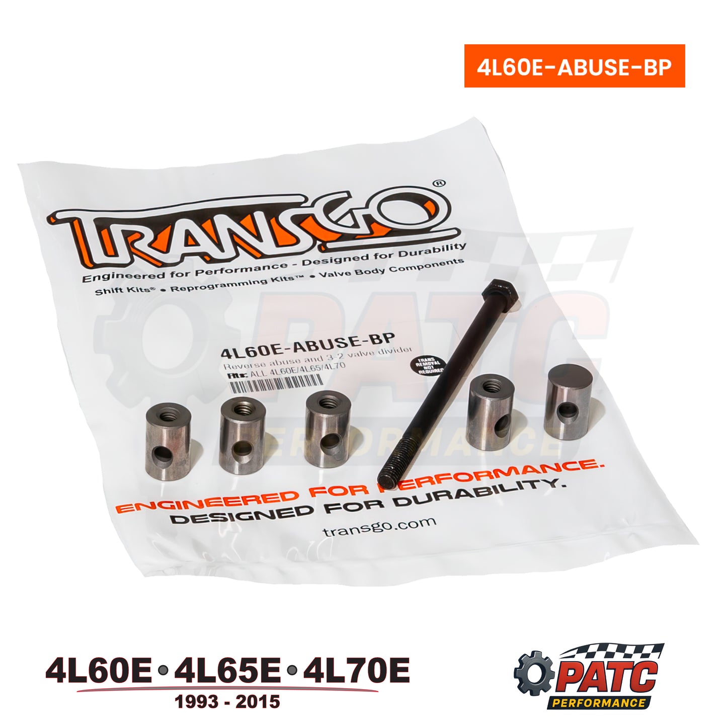 4L60E Valve Body 3-4 Abuse Plug Kit | TransGo 4L60E-ABUSE-BP