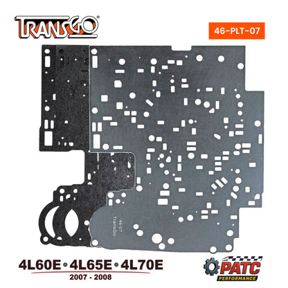 2007-08 4L60E/65E/70E Valve Body Separator Plate Heavy Duty | TransGo 46-PLT-07