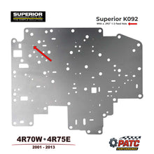 AODE 4R70W 4R75 Valve Body Separator Plate, Superior K092