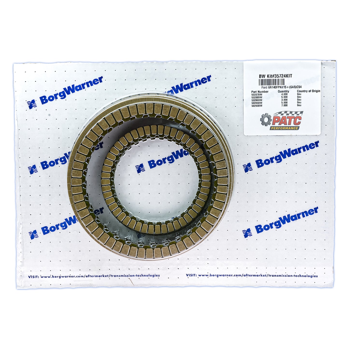 6R140 Transmission Friction Clutch Kit High Energy 2015-up Gas V8 Applications