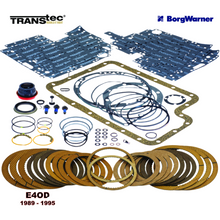 fits Ford 1989-95 E4OD Transmission Rebuild Kit Master Kit less Steels Transtec