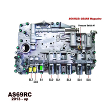 AS69RC RAM Transmission Solenoid Set - 7-Piece Genuine Aisin OEM