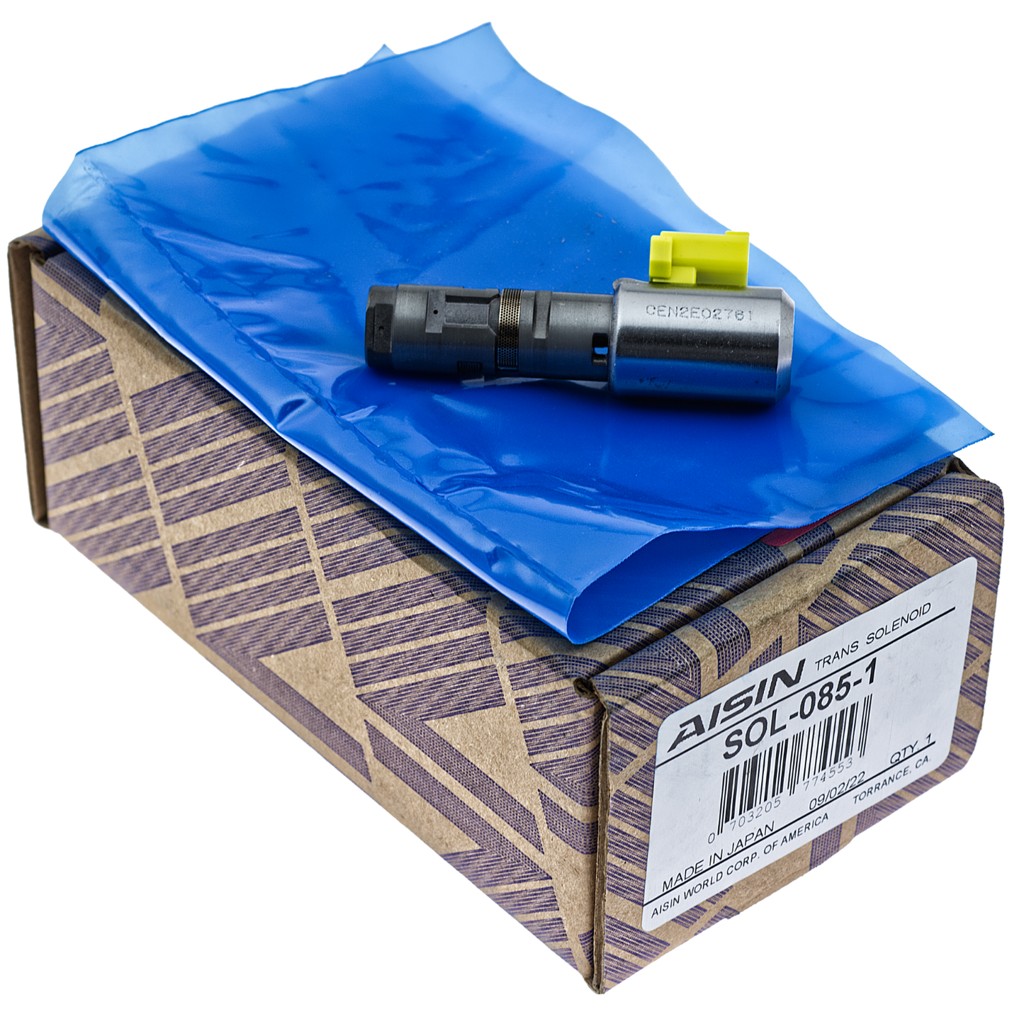 AS69RC RAM Transmission Solenoid SLU  Yellow Connector Genuine Aisin OEM