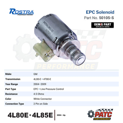 4L80E 4L85E Pressure Control Solenoid EPC - 2004-Up