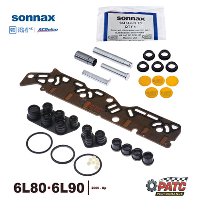 6L45/50 6L80 6L90 Pressure Switch Repair Kit, TEHCM Service w/Tool Set - Sonnax