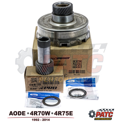 4R70W 4R70E 4R75 NEW Sun Gear and Shell Kit 31/38-Teeth, w/Bearing and Race
