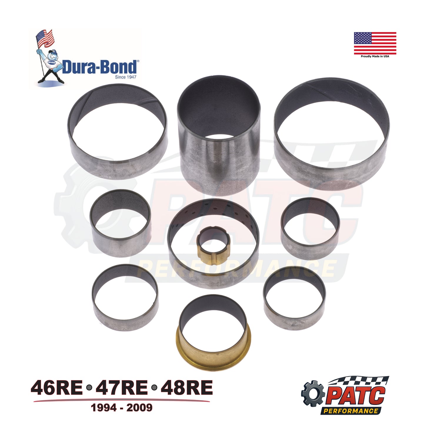 46RE A618 48RE Premium Bushing Set - 1994-Up Dura-Bond TK-27