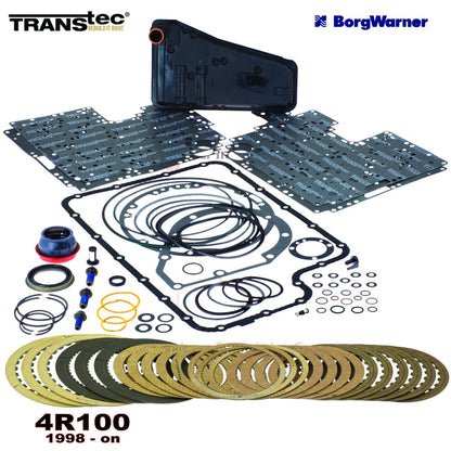 for Ford E4OD 4R100 Transmission Rebuild Master Kit BorgWarner less Steels 1998+