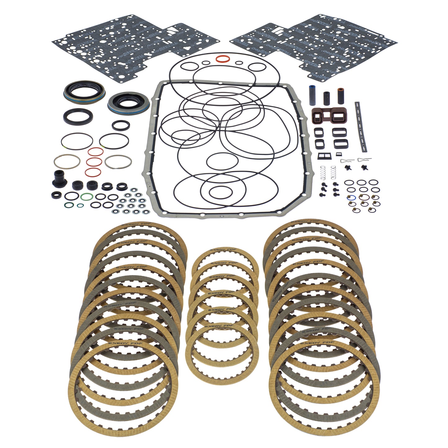 2014-2022 6R80 6R100 Ford Transmission Rebuild Kit with Exedy Clutches Transtec