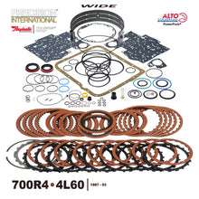 198793 4L60 700R4 Transmission Rebuild Kit Alto Red Eagle w/34 PowerPack