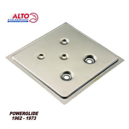 196273 Aluminum Powerglide Transmission Pan Kit Aluminum with Perfomance Filter