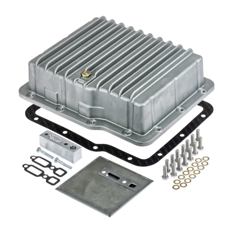 196273 Aluminum Powerglide Transmission Pan Kit Aluminum with Perfomance Filter
