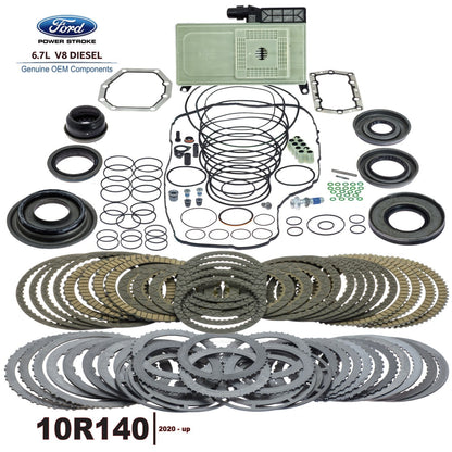 Ford 10R140 Transmission Master Rebuild Kit  OEM Clutches Gaskets Pistons Filtr