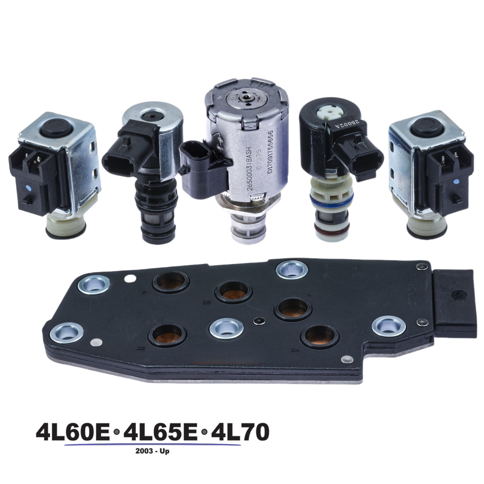 4L60E 4L65 Transmission Solenoids Set 6pc for Valve Body EPC PWM SHIFT ...