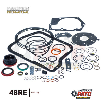 48RE Ram Transmission Precision Rebuild Overhaul Kit, Gaskets Rings and Seals