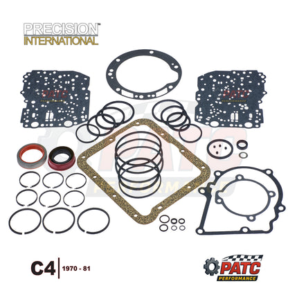 1970-81 C4 Transmission  Master Rebuild Kit - Overhaul, Alto HEG Frictions, Steels