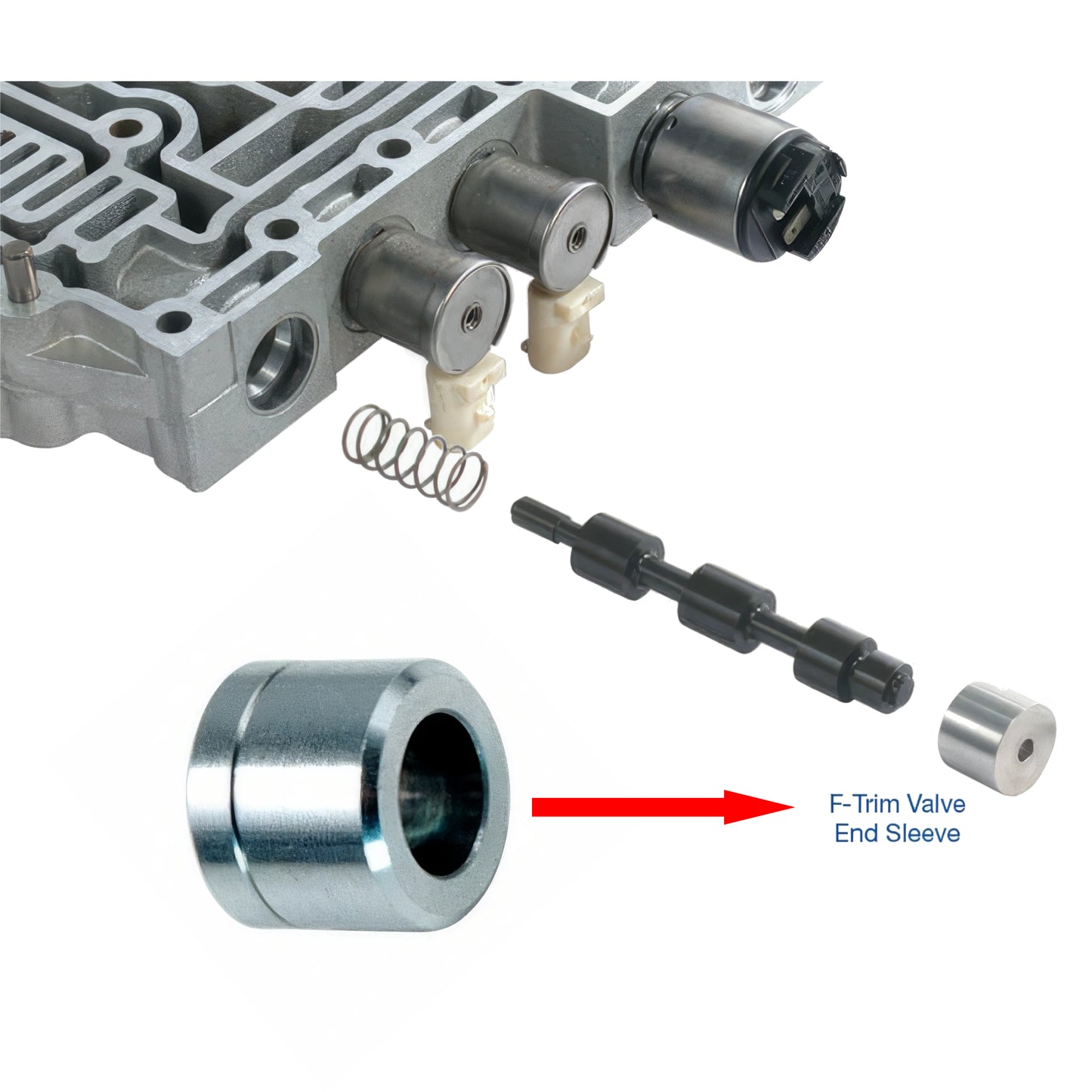 2000-05 Allison 1000 / 2000 F-Trim Valve End Sleeve | Sonnax 37000-03