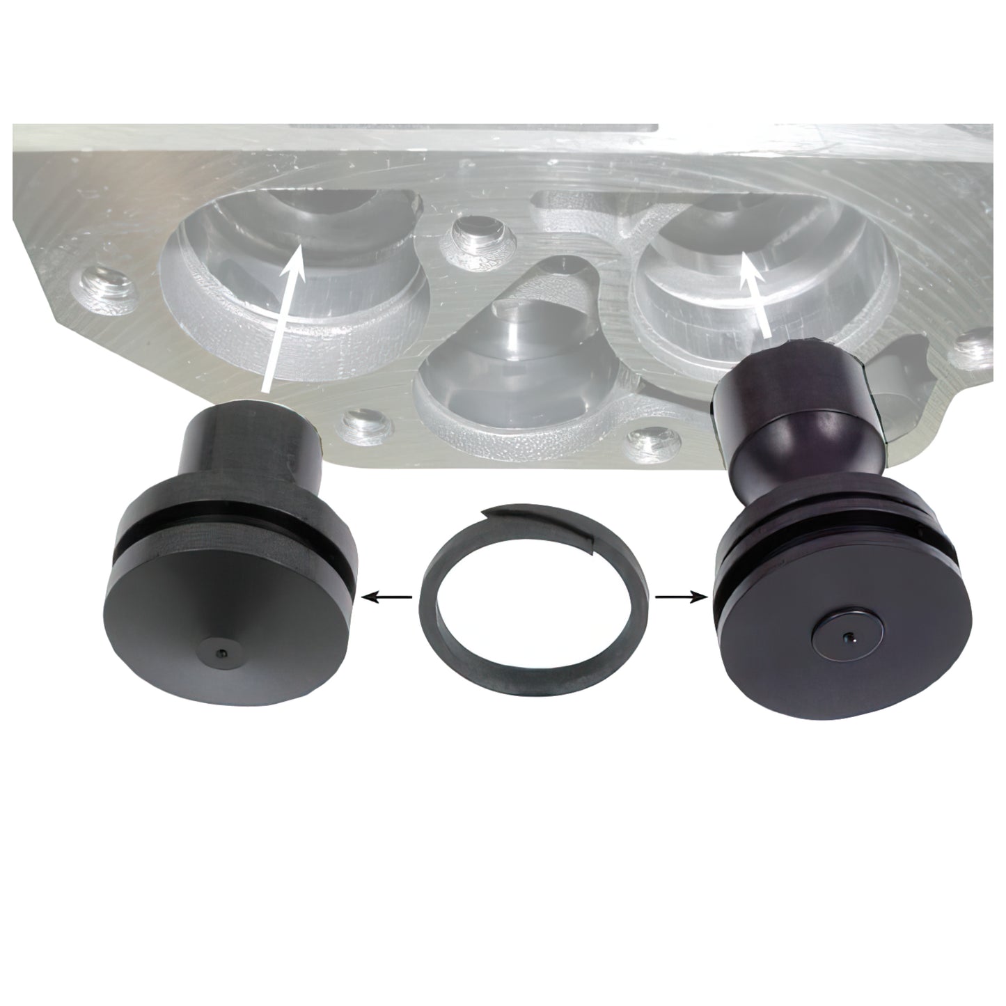 42-44-46-47-48RE Transmission Governor Bore Plug Kit | Sonnax 22771-14K