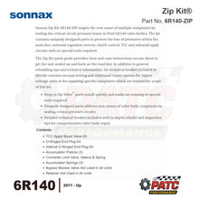 6R140 Transmission Valve Body Repair Shifts Kit | Sonnax 6R140-ZIP