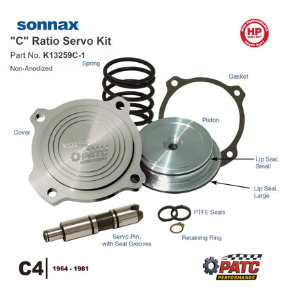 C4 Performance Band Servo, C-Ratio Servo Kit | Sonnax K13259C-1