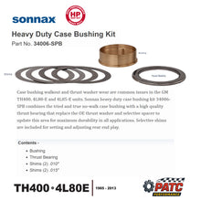 TH400 4L80E Performance Case Bushing Kit - Sonnax 34006-SPB