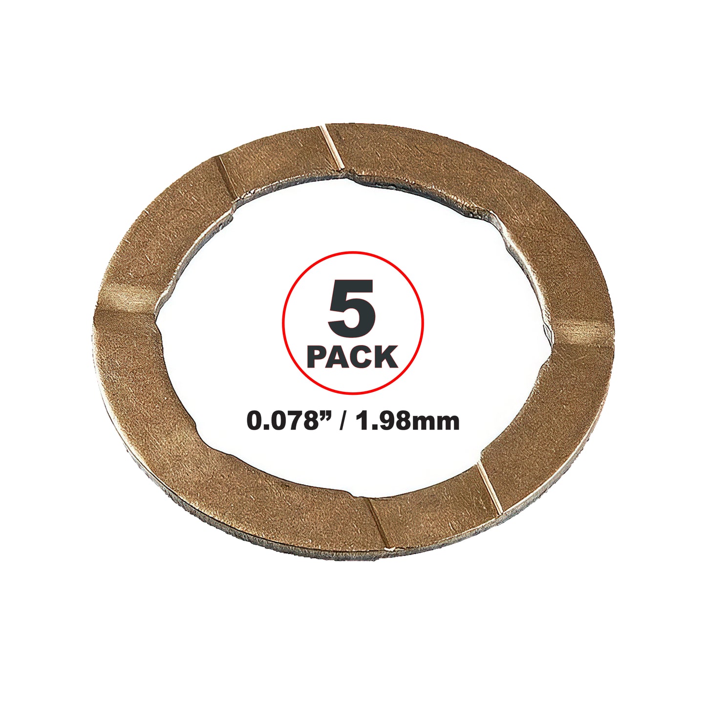 TH400 4L80E Thrust Washer - Forward Clutch Hub FRONT 0.078" (5-pack) - Sonnax 34298-078