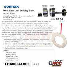 4L80E 4L85E Rear End-Play Shim 0.010" (10-pack) - Sonnax 34500-Z