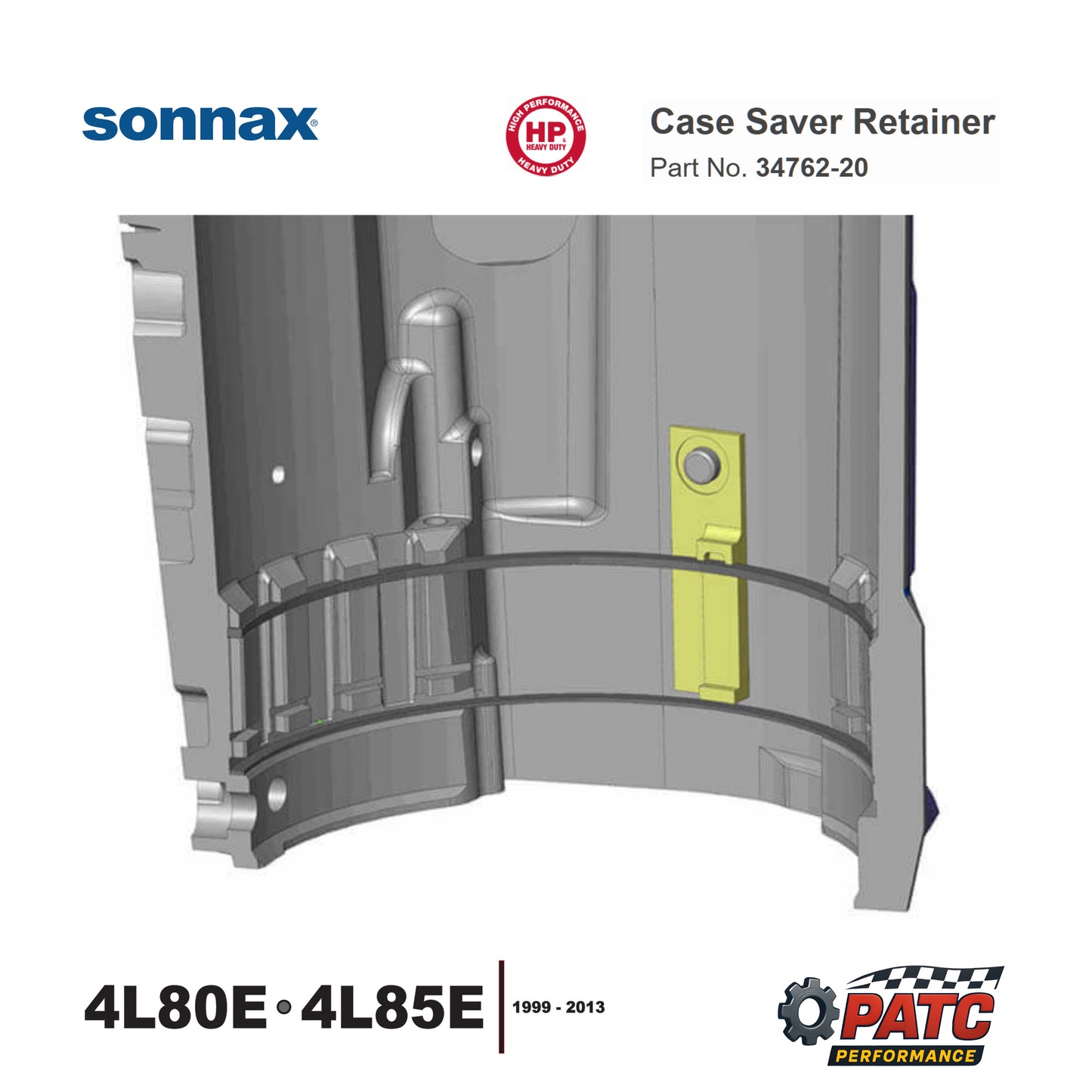 1999-Up 4L80E 4L85E Case Saver - Snap Ring Retainer - Sonnax 34762-20