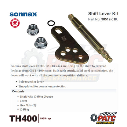 1965-Up TH400 Manual Lever - Shifter Shaft - Sonnax 38512-01K