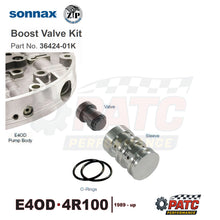 E4OD 4R100 Pump Pressure Boost Valve Kit | Sonnax 36424-01K