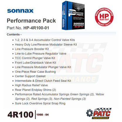 4R100 Sonnax Performance Sure Cure Kit | Sonnax HP-4R100-01