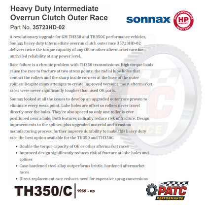 TH350/C Performance Intermediate Sprag Race - Hardened - Sonnax 35723HD-02