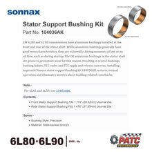 6L80 6L90 Pump Stator Support Bushing Set - Sonnax 104036AK