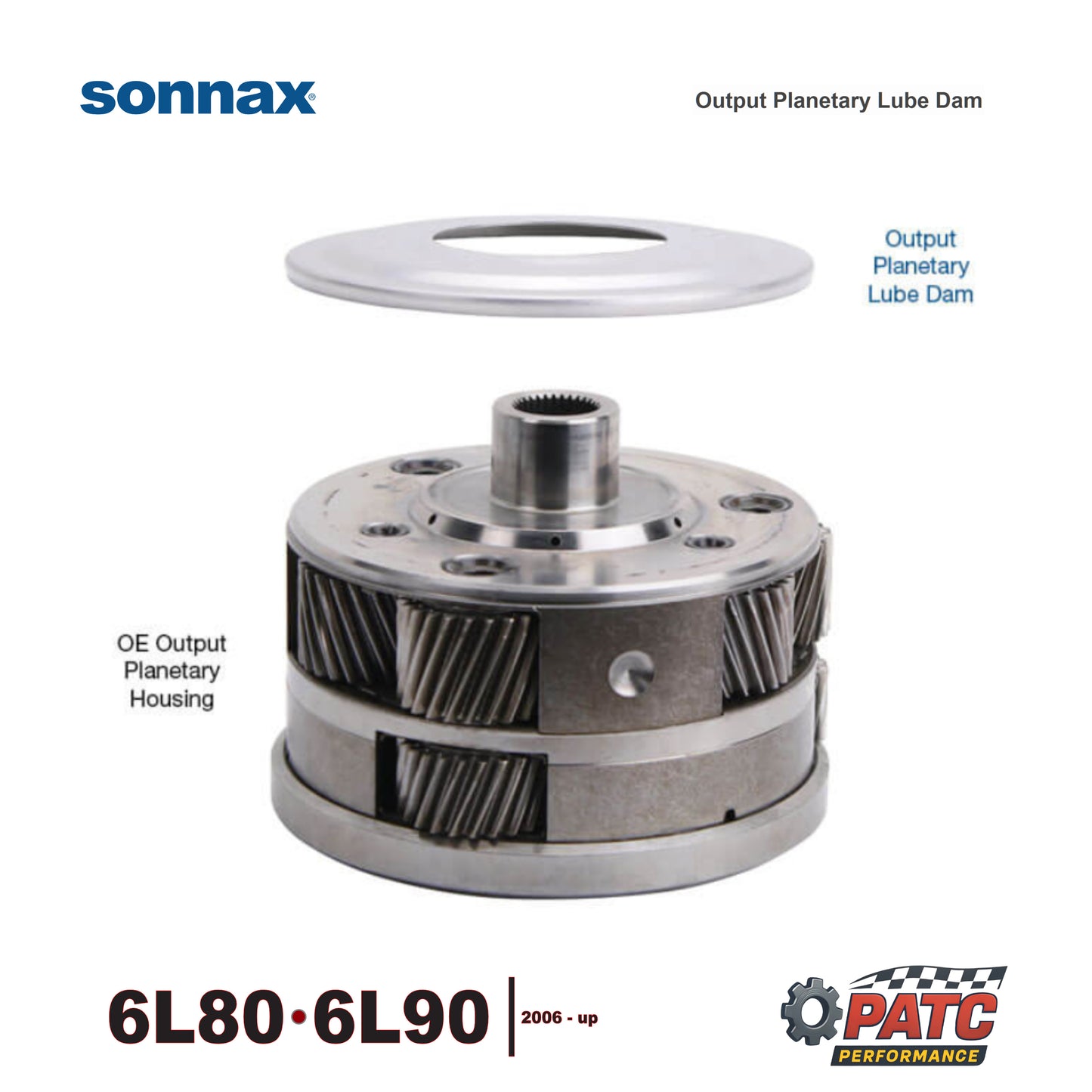 6L80 6L90 Transmission Lube Dam for Output Planetary - Sonnax 104584LP