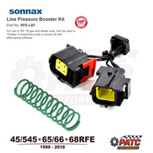1999-2018 RFE Performance - HP Line Pressure Booster Kit | Sonnax RFE-LB1