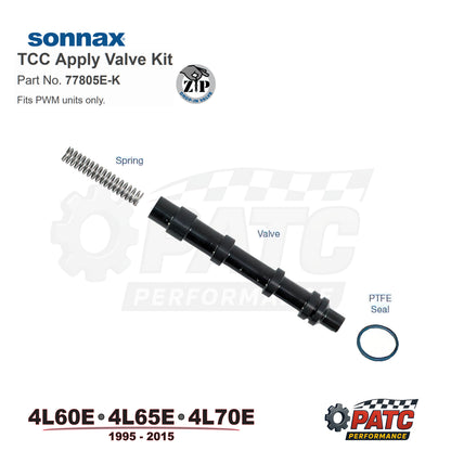 4L60E 4L65/70E TCC Apply Valve Kit PWM-Type | Sonnax 77805E-K