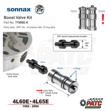 1992-2004 4L60E-4L65E Pump Boost Valve Kit | Sonnax 77898E-K