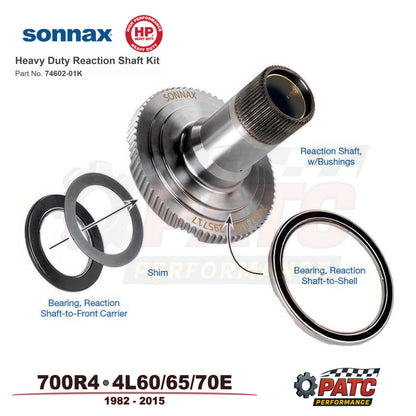 4L60/65/70E Performance HD Reaction Shaft Kit | Sonnax HP 74602-01K