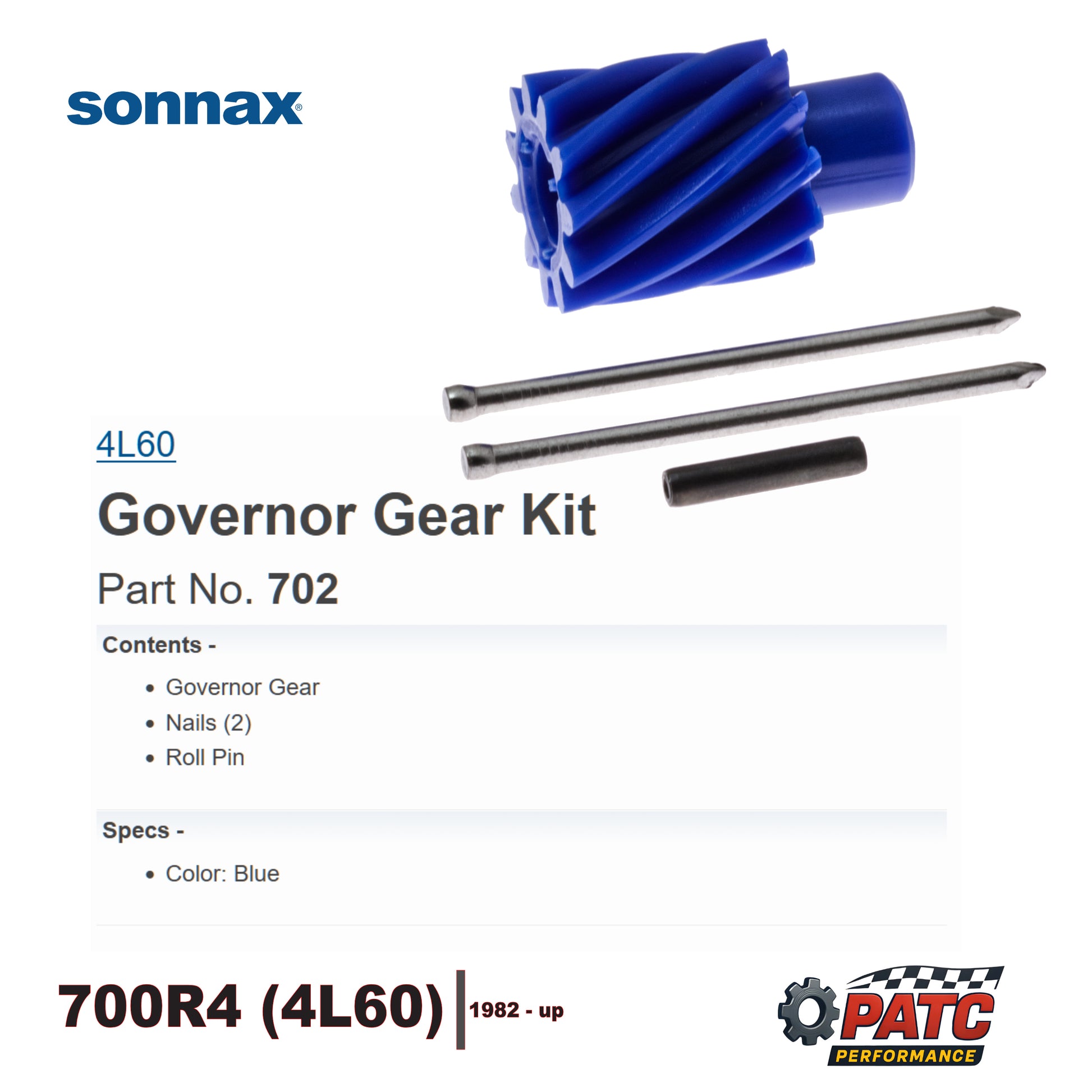 700R4 4L60 Shift Point Tuning Kit - Governor Gear, Springs, Weights