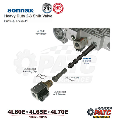 4L60E 4L65/70E 2-3 Shift Valve Heavy Duty | Sonnax 77754-41