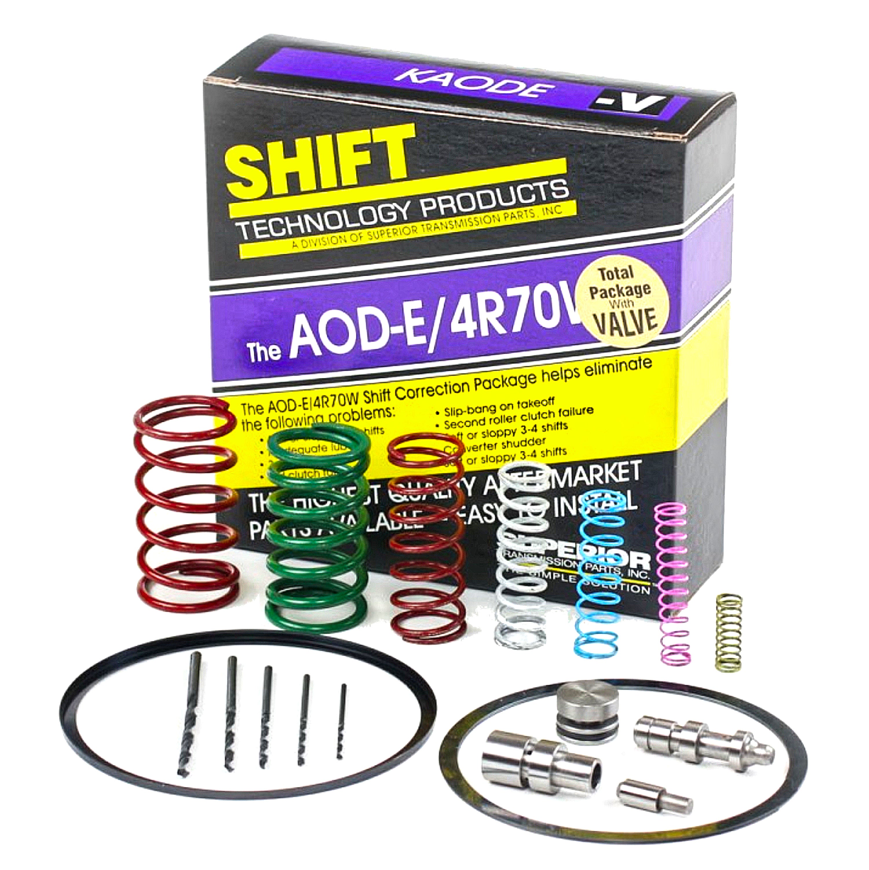 AODE 4R70W 4R75 Valve Body Repair Shift Correction Kit, Superior KAOD ...