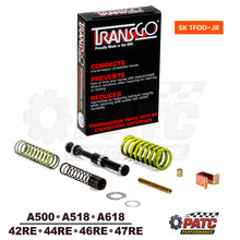 A500 A518 46RE 47RE SHIFT KIT® Jr Valve Body Repair 1988-03 Gas and Diesel (TFOD-JR)