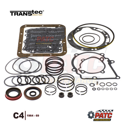 1964-69 C4 Transmission Rebuild Kit - Gaskets and Seals Overhaul by TransTec
