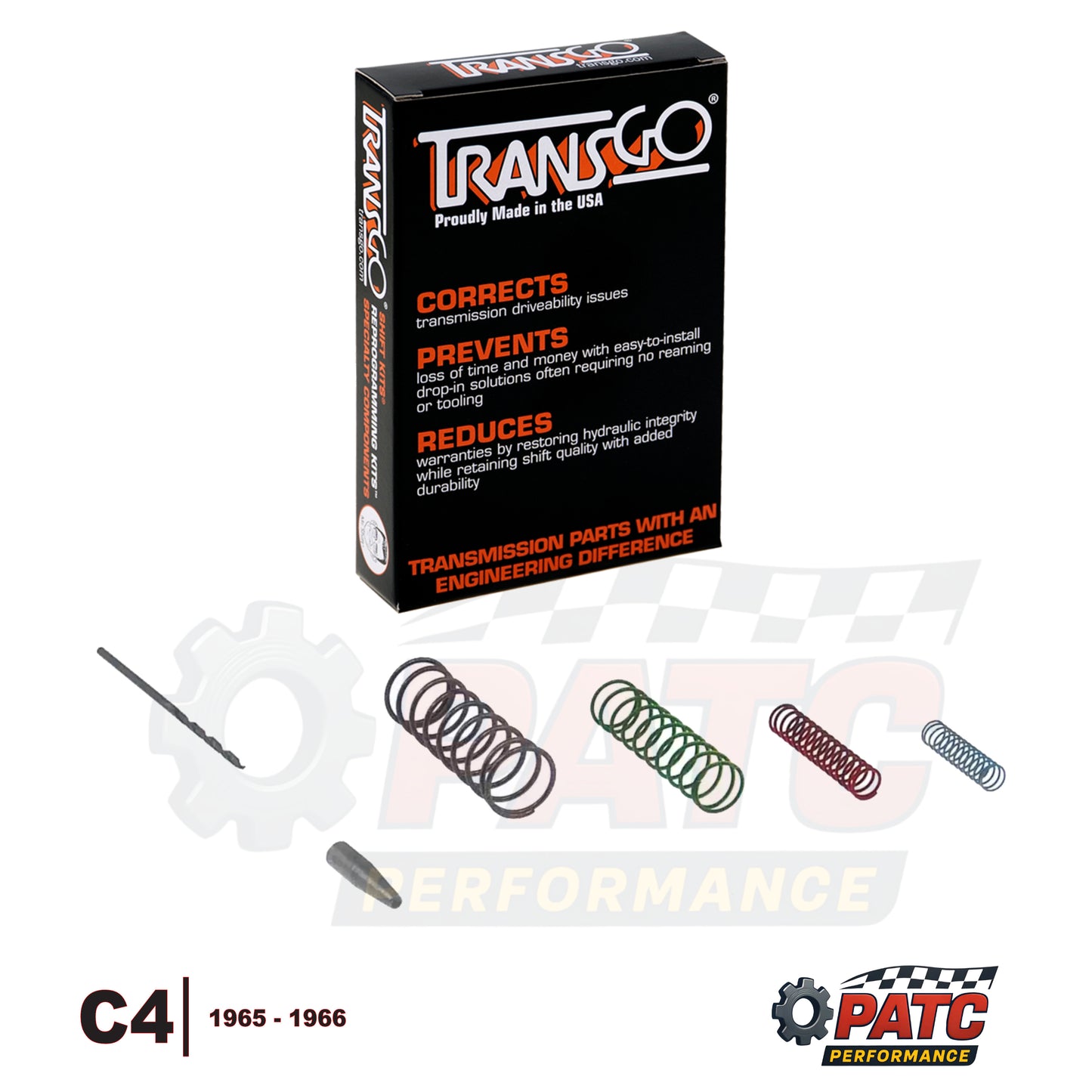 C4 SHIFT KIT® Valve Body Repair Kit 1965-66 | TransGo SK-4L