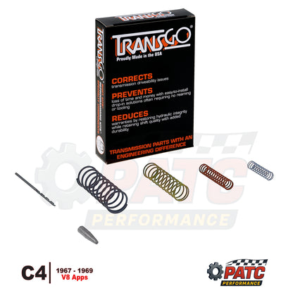 C4 SHIFT KIT® Valve Body Repair Kit 1967-69 - 8cyl | TransGo SK-4SL
