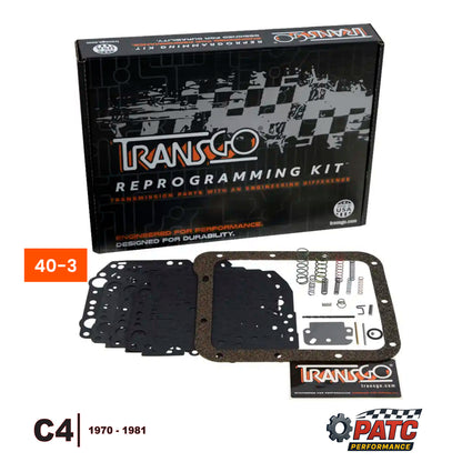 C4 Performance Valve Body Reprogramming Kit™ 1970-81 | TransGo 40-3