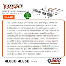 4L80E 4L85E Valve Body Repair Kit - TransGo SK-4L80E