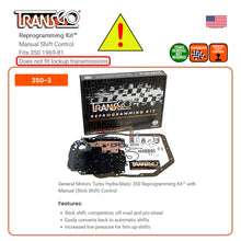 TH350 TransGo Reprogramming Kit™ with Manual Shift Control (350-3)